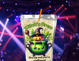 Witch’s Brew Capri Sun Pouch Label Printable