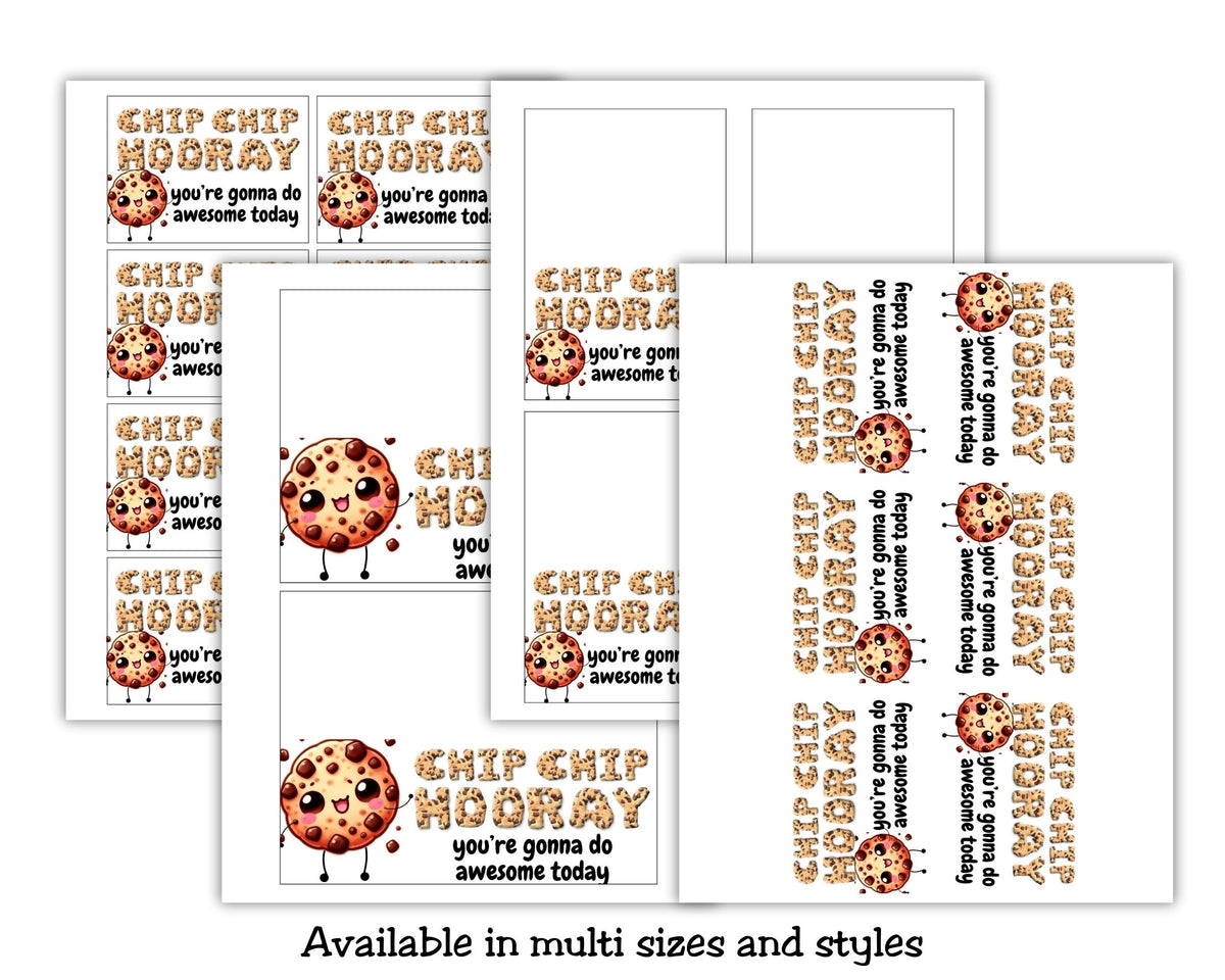Chip Chip Hooray Good Luck Candy Bag Topper Printable