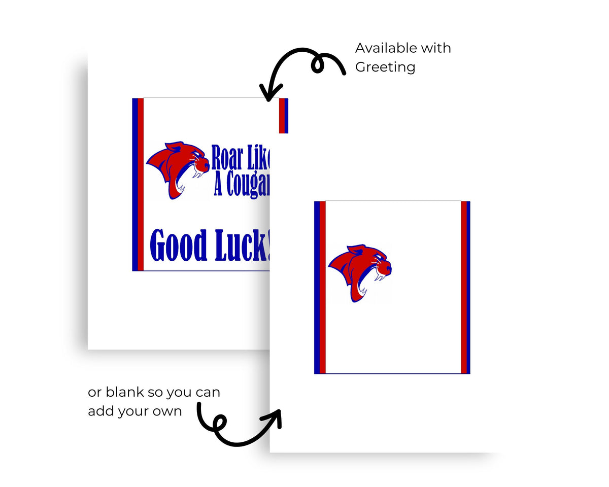 Roar Like a Cougar Printable Candy Bar Wrapper