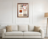 Love Story Matchbook Poster Wall Art – Custom Matchbook Art Canva Template