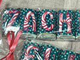 Peppermint Alphabet Hershey Candy Bar Wrapper Stocking Stuffer Printable