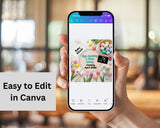 Editable Easter Baby Reveal • Egg-Specting Baby Announcement