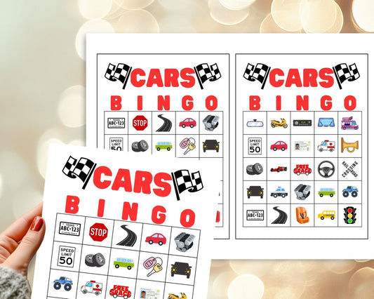 Car Bingo Game Printable