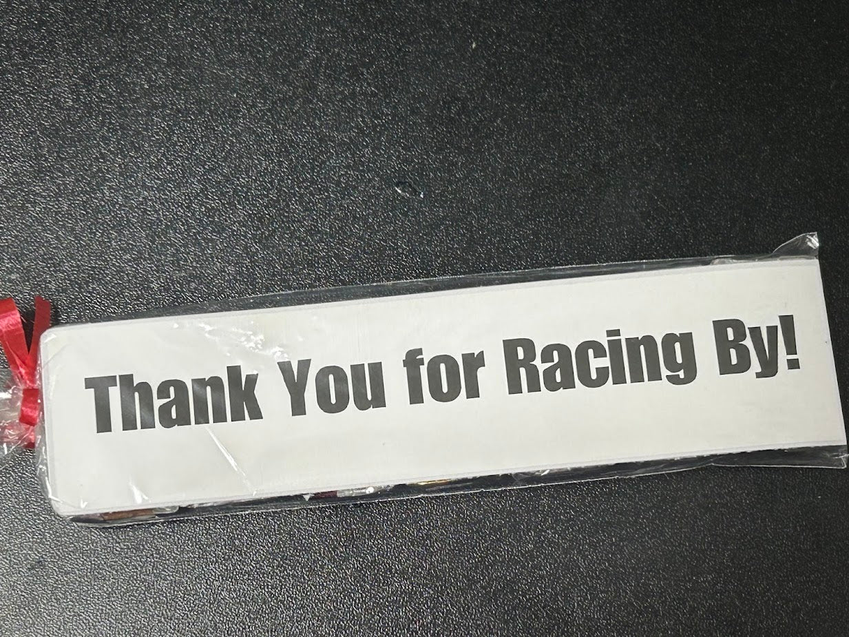 Ka-chow Thank You Cars Hershey Mini Wrapper Printable Party Favor