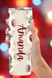 Cherries and Bows Personalized Tumbler  *820