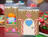 Gingerbread House Pringles Can Label Printable – Kids Christmas Party Favor