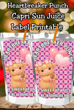 Heartbreaker Punch Capri Sun Label Printable