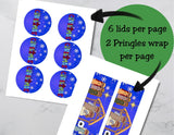 Nativity Pringles Can Label Printable – Christmas Party Favor