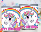 Unicorn Rainbow Pringles Labels Printable Party Favors