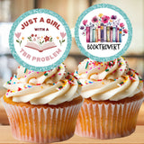Book Lover Cupcake Topper Printable