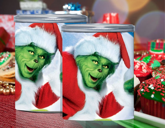 Grinch Pringles Label Printable Party Favor Treat