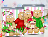 Gingerbread “Merry CHIP-MAS” Pringles Can Label Printable