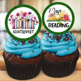 Book Lover Cupcake Topper Printable