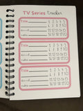 TV Series Tracker Entertainment Journal Binge Watching Guide Episode Recording System Movie Fan Collection Organizer Television Show Planner Premium Tracking Notebook Series Documentation Tool Color Options Available Complete Planning