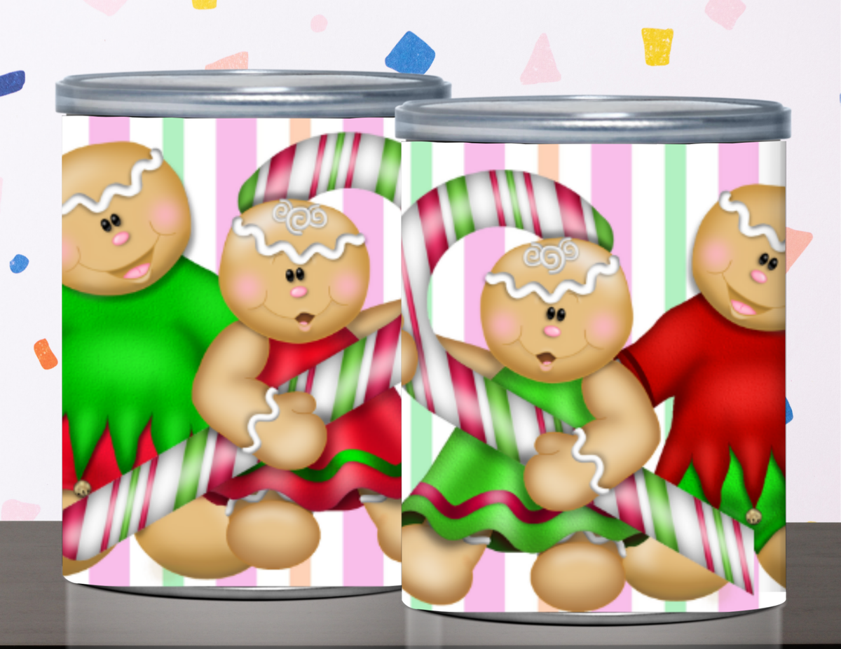 Gingerbread “Merry CHIP-MAS” Pringles Can Label Printable