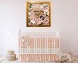 Made with Love Valentine Baby Announcement Canva Template