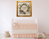 Our Prayers Answered Easter Christian Pregnancy Announcement Canva Template