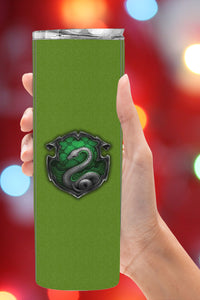 Damask Stripe Slytherin Harry Potter Tumbler