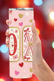 XOXO Valentine Tumbler    *840
