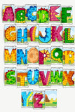 Dinosaur Alphabet Hershey Candy Bar Wrapper Printable