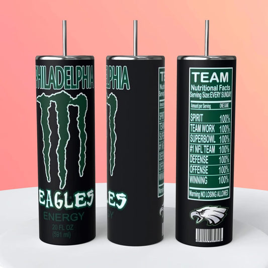 Eagles Monster 20 ounce Stainless Steel Tumbler   *672