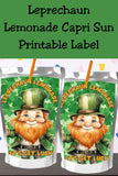 Leprechaun Lemonade Label Printable