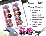 Saja Boys K-pop Demon Hunters Pringles Printable Party Favor