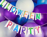 Monster Dots Halloween Party Pennant Banner Printable