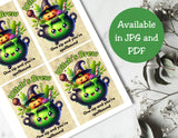 Witch’s Brew Capri Sun Pouch Label Printable