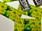 Leprechaun Hat St Patricks Alphabet Hershey Candy Bar Wrapper Printable