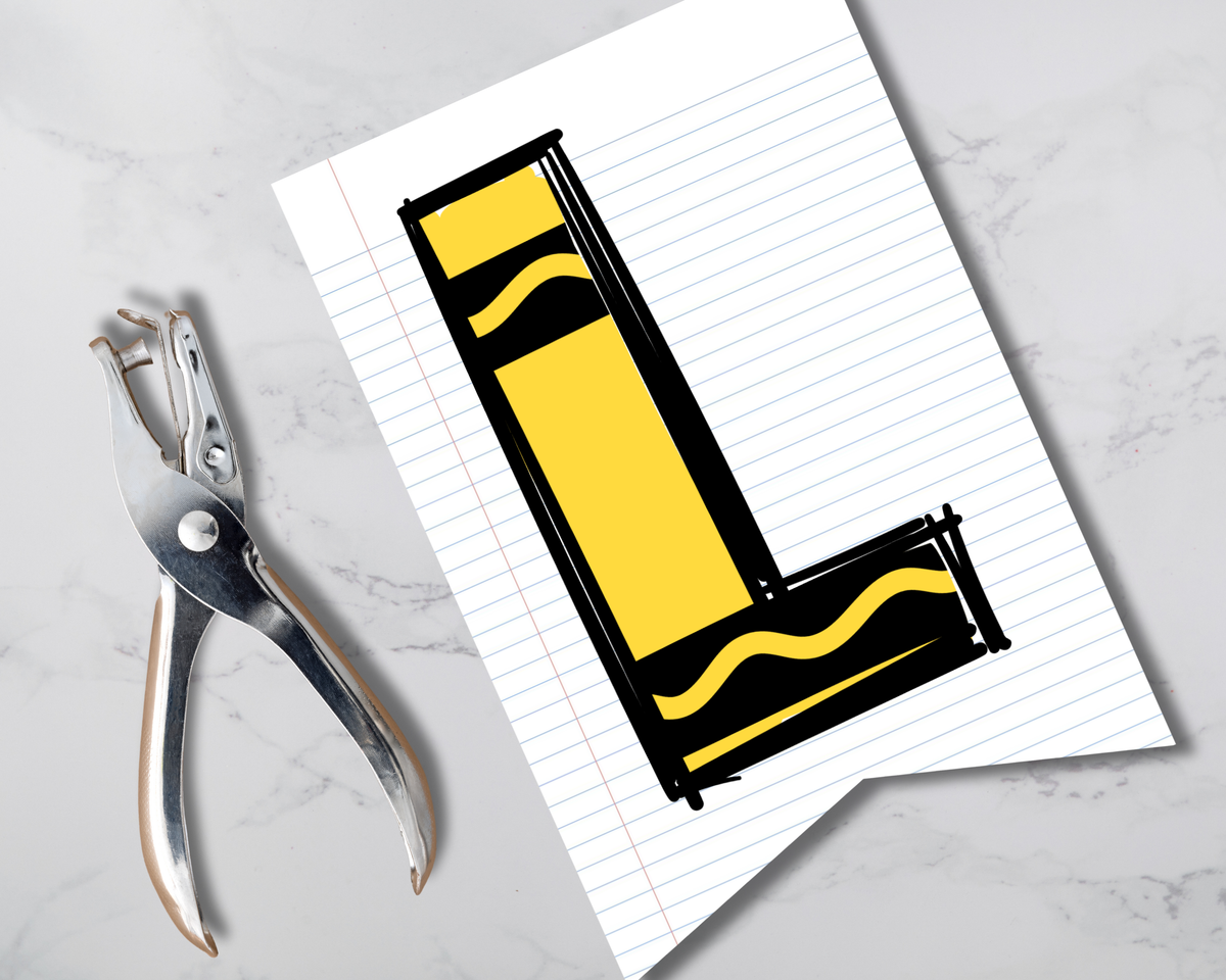 Crayon Printable Pennant Banner Canva Template