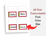 Grinch Table Place Card Printable with Canva Template