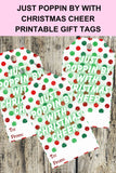 Poppin’ Christmas Printable Gift Tags