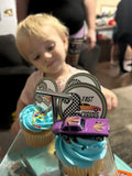 Two Fast 2nd Birthday Cupcake Toppers Printable