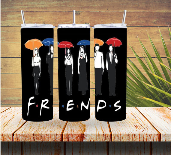 Friends Umbrellas Tumbler