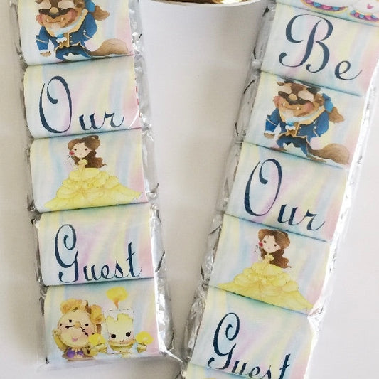 Beauty and the Beast Mini Candy Bar Wrappers