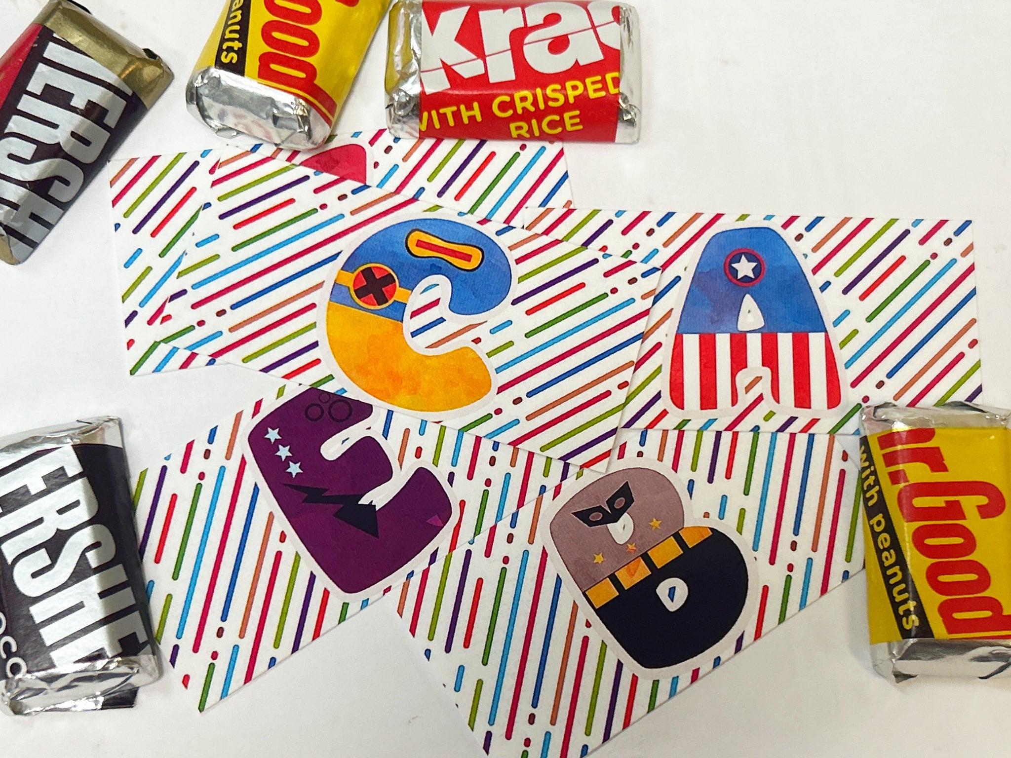 Hero Wrapper Hero Alphabet Hershey Candy Bar Wrapper Printable – DIY Party Mom