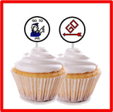 Monopoly Game Night Printable Cupcake Topper Printable