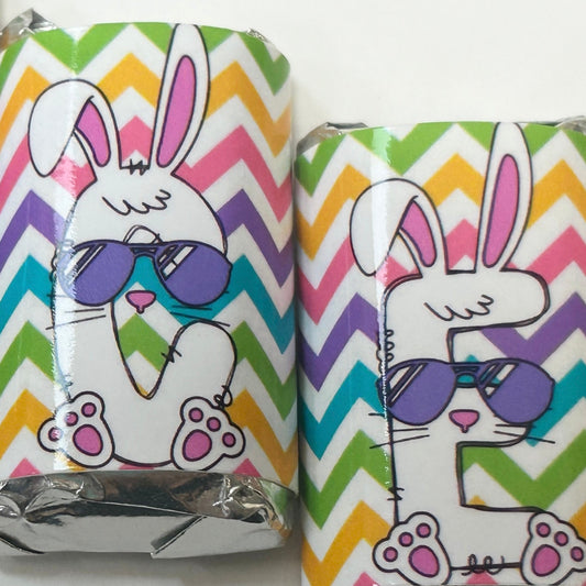 Cool Bunny Easter Alphabet Hershey Candy Bar Wrapper Printable