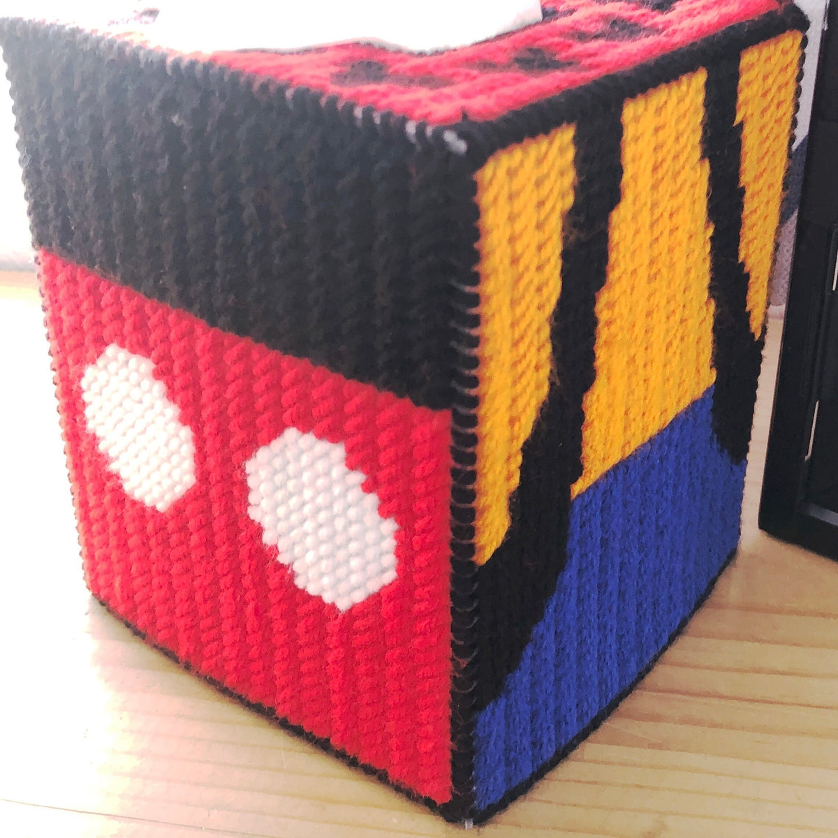 Disney Pick Your Side Plastic Canvas Tissue Box Pattern