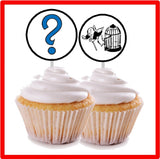 Monopoly Game Night Printable Cupcake Topper Printable