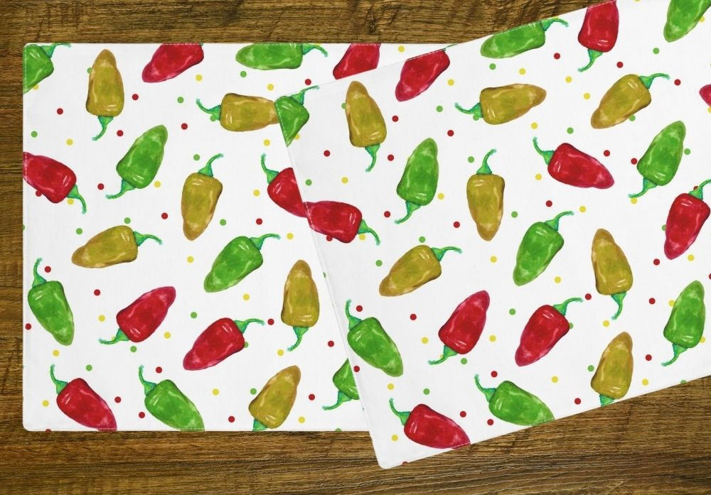 Hot Peppers Kitchen Placemat, 1pc