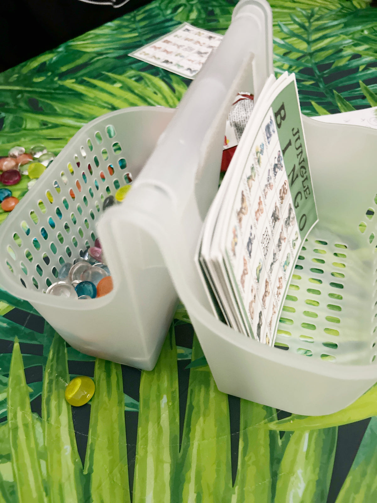 Baby Jungle Animals Printable Bingo Game