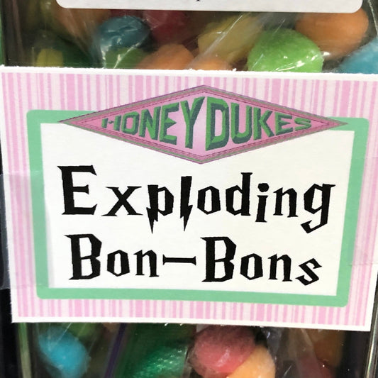 Exploding Bonbons Honeydukes Printable Bag Toppers
