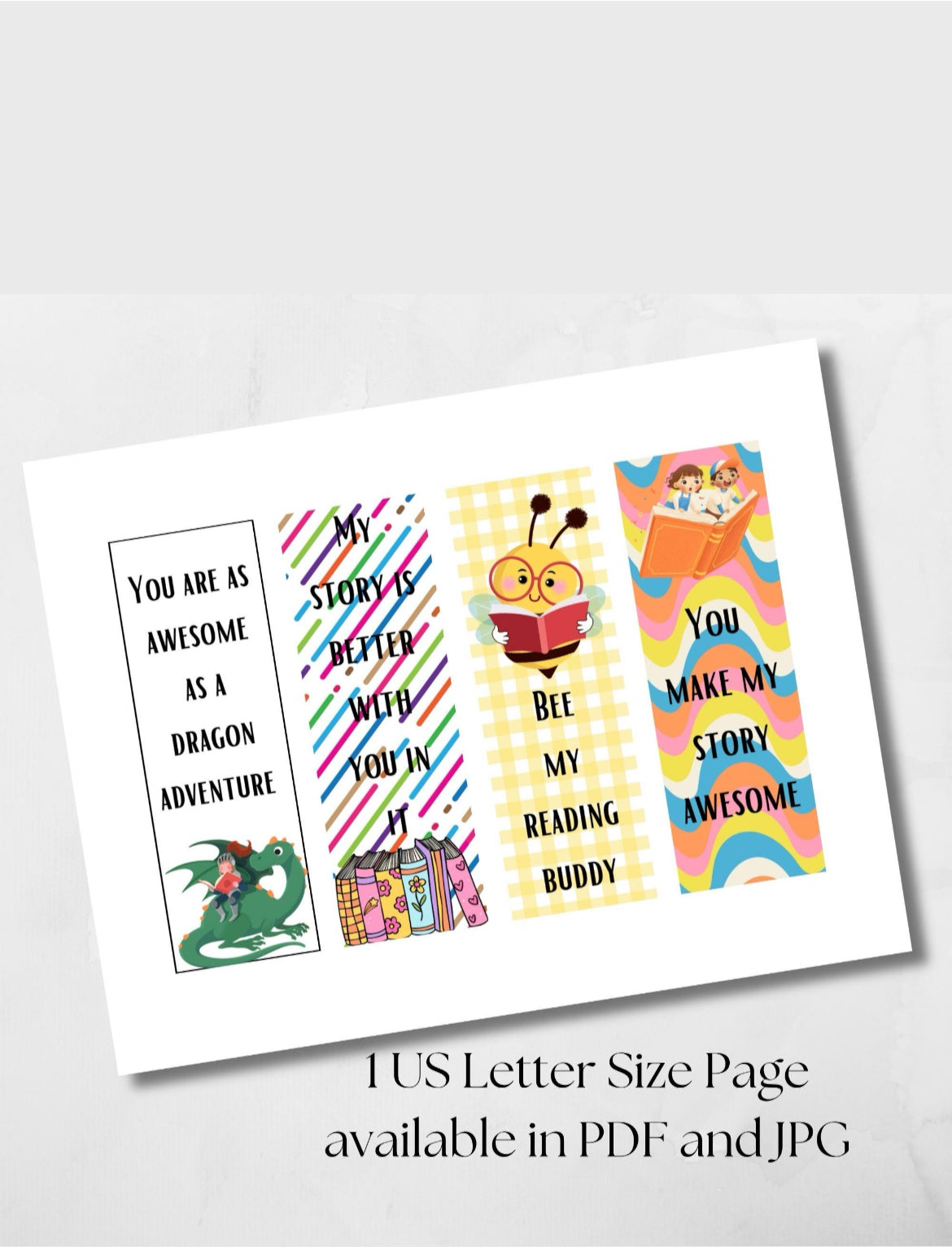 Valentine Printable Bookmarks