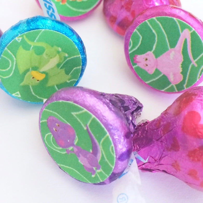 Dinosaur Kisses Printable Label