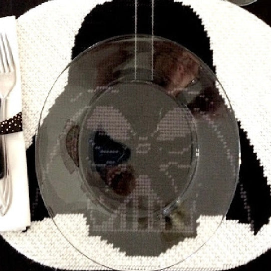 Darth Vader Place Mat Plastic Canvas Pattern