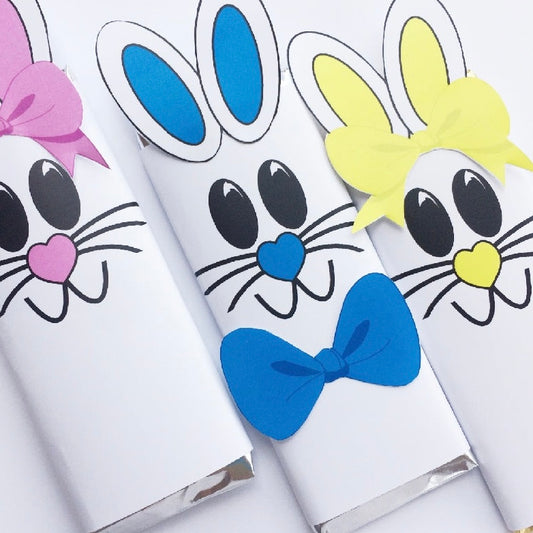 Easter Bunny Candy Bar Wrappers All Colors Pack