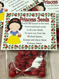 Snow White Princess Seeds Bag Topper Printable