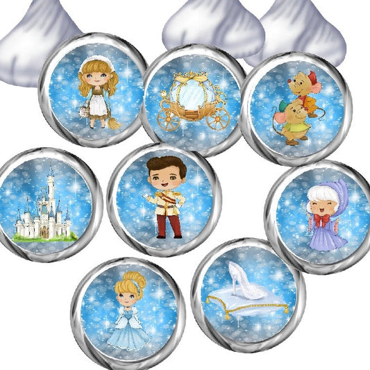 Cinderella Kiss Label Printables